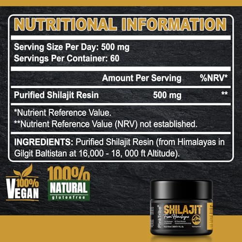 Shilajit Resin, Original Himalayan Shilajit 30g - Gold Grade 100% Pure, Rich in Fulvic & Humic Acid, Minerals, Immune System & Vitality Booster, Vegan (Pack of 1) - 2