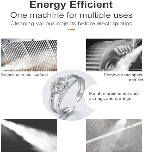 2L Jewelry Steam Cleaner, Professional 110V High Temp 135°C Stainless Steel & Silver Cleaner for Rings, Watches, Earrings - Ultimate Jewelry Cleaning Solution