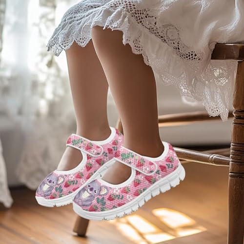 Girls Dress Shoes Animal Print Mary Jane Shoes School Wedding Party Shoes for Little/Big Girl2