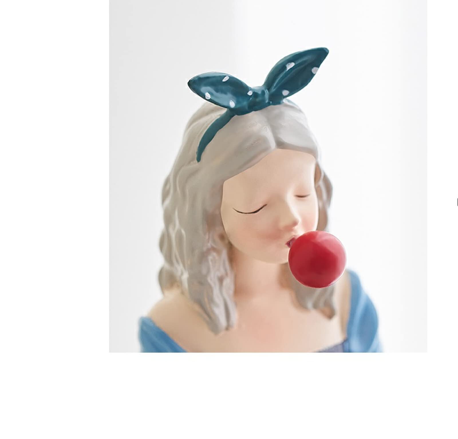 Rzeźby Ścienne Żywiczna Statua Fairy Girl Model Dekoracje Figurki Do Wnętrz