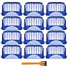 Replacement AeroVac Filters Parts Kit 12 Pack High Efficiency Filters Compatible iRobot Roomba 500 600 Series Vacuum Cleaner Replenishment Filter Accessories