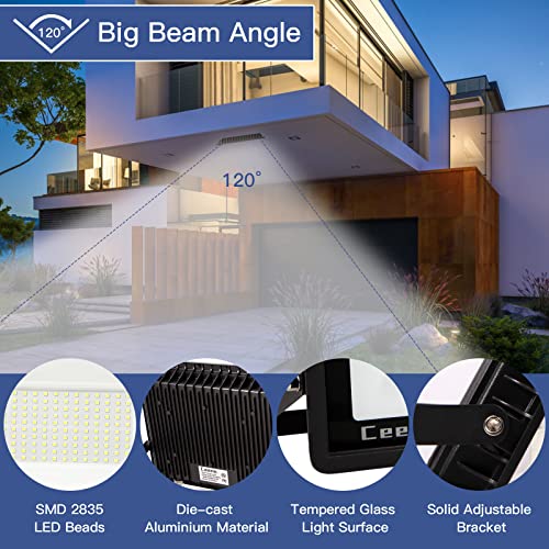 Ceena LD60-2PCS 2 Pack 60W Plug In Led Flood Light Outdoor thumb #3