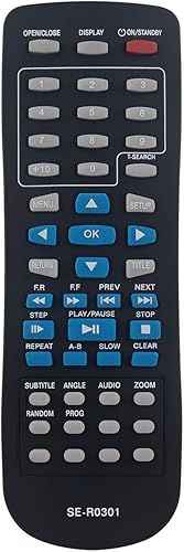 Miniatura 2 de SE-R0301 Reemplazo de control remoto SER0301 para Toshiba DVD Player SD-4100 SD-4200 SD-4200KC SD-4200KU SD-K790KU SD-4100KU SD-4300 SD-4300KU