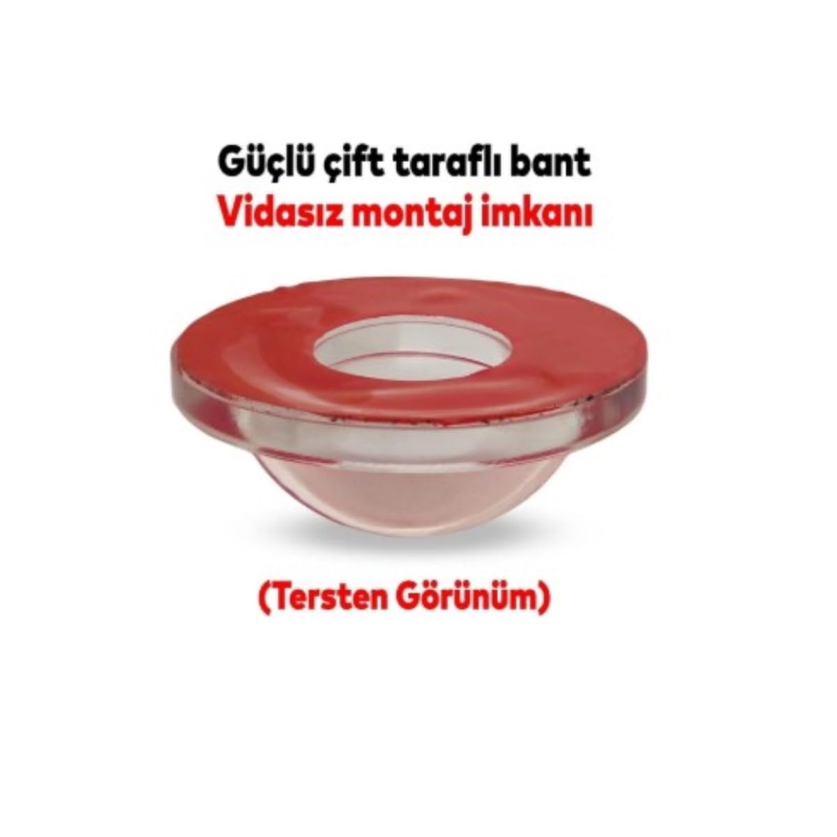 Silikon Kapı Stoperi Tamponu Yapışkanlı Şeffaf Kapı Kolu Stopu Sessiz Stop