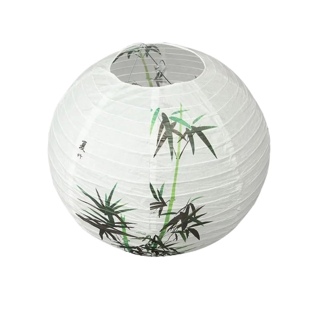 Lampshade Paper Lantern Oriental Style Light Decoration, Bamboo