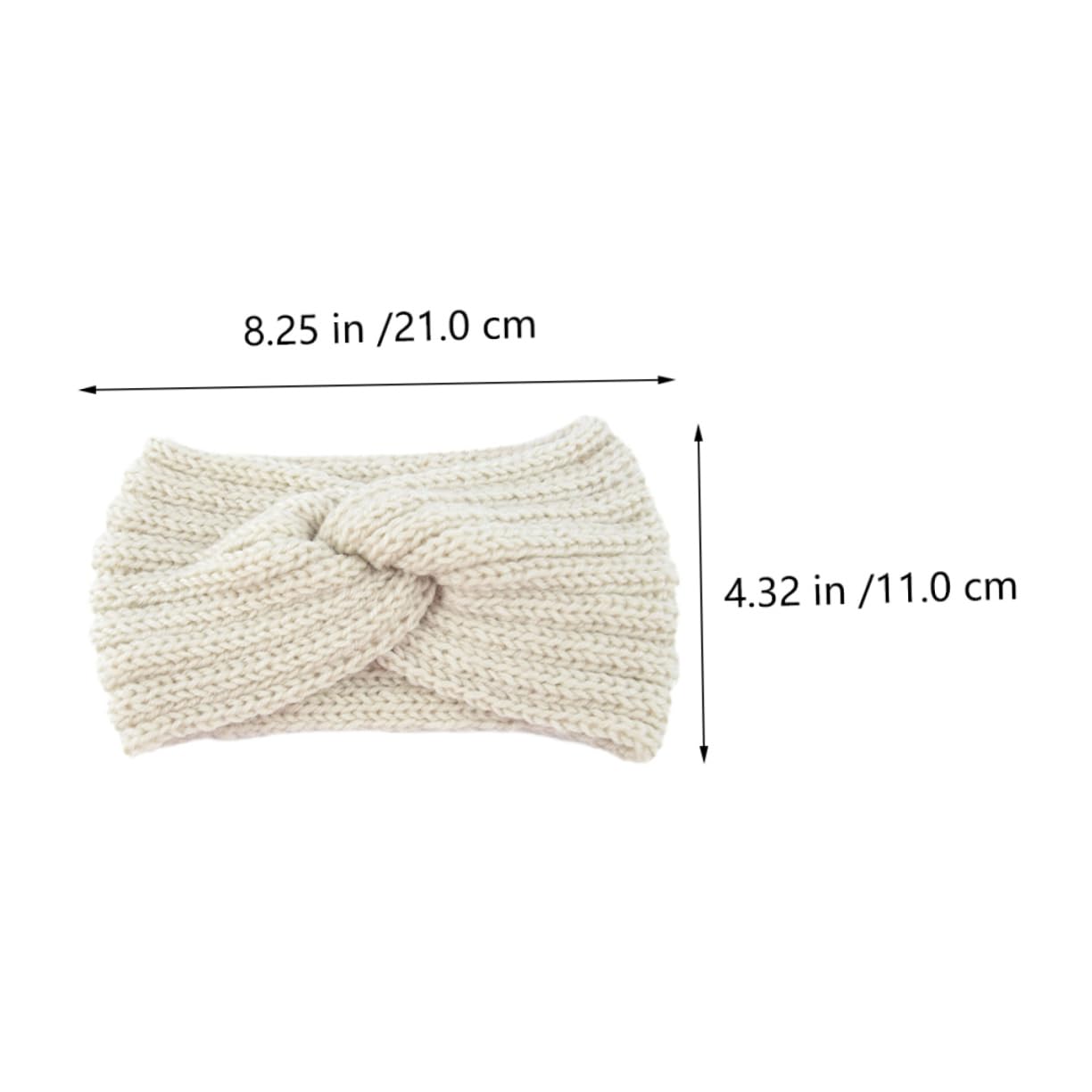 minkissy 8pezzi Fasce Per Femminili Maglia Larghe Accessori Caldi Per Orecchie Fasce Fatte Mano Per Inverno Comfort e Stile Per Ogni Outfit