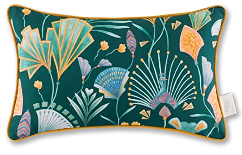 Amania Trading Ltd The Chateau by Angel Strawbridge 1 x EMERALD FAN Poly Filled Cushion 30cm x 50cm