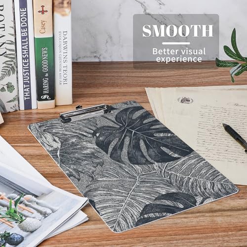 Porte-bloc acrylique Monstera A4 décoratif de qualité supérieure