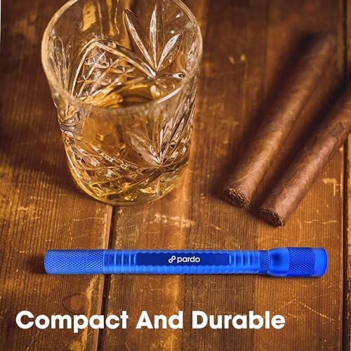 Pardo 4-in-1 Cigar Multitool - Dual Size, Cigar Cutter, Cigar Punch Tool - Cigar Draw Enhancer Tool, and Lighter Nubber, Cigar Hole Puncher, Sharp Cutters for Small to Large Ring Gauge, Cigar Poker - Thumbnail 4