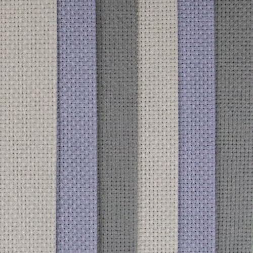 Image of KCS 4 /6 pc of 12 inch x 18 inch(30cmx45cm) 16 Count Cotton Aida Cloth Cross Stitch Fabric (6 pc,Pearl Grey+Light Steel Grey+Medium Grey)