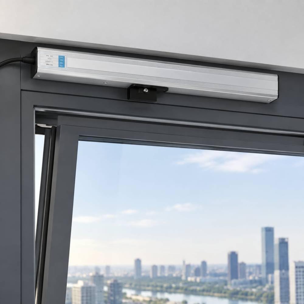 Automatischer Kettenmotor für Wintergartenfenster 24V mit Fernbedienung
