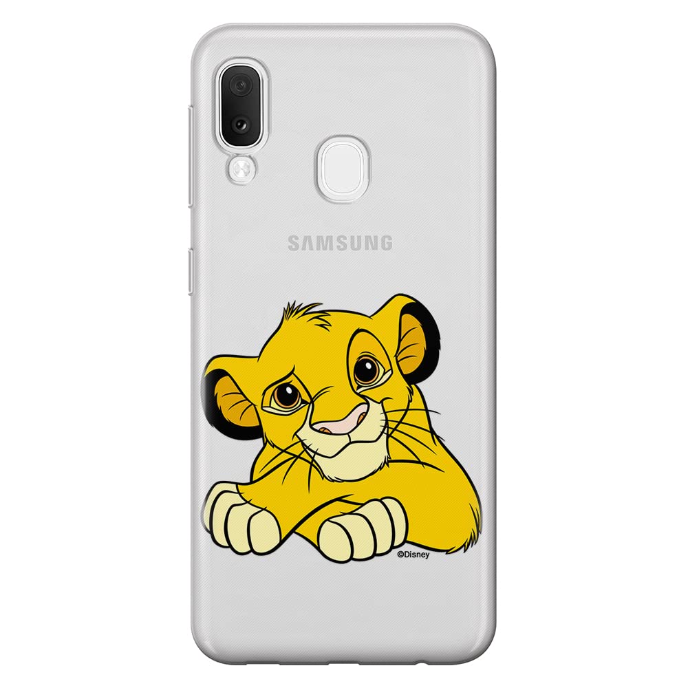 ERT GROUP mobile phone case for Samsung A20e original and officially Licensed Disney pattern Simba & Friends 009 optimally adapted to the shape of the mobile phone, partially transparent