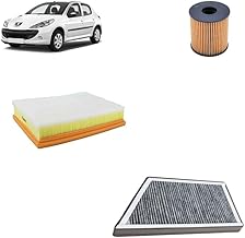 Kit tagliando 3 filtri compatibile con Peugeot 206+ 1.1 LPG Benzina/gasauto (gpl) 2009-2013
