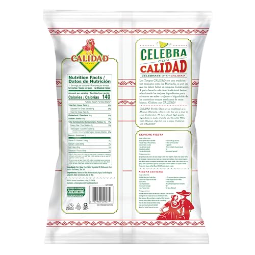 Image of Calidad White Corn Tortilla Chips, 11 Oz