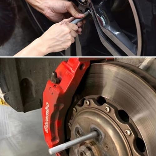 BAKENLON 10 Stück Auto Radausrichtungsstift, Radmontagehilfe, Radaufhängung Führungswerkzeug, Radmontagewerkzeug, Reifen Montagehilfe M12 x 1.25, M12 x 1.5, M14 x 1.25, M14 x 1.5, M15 x 1.25