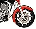 Klock Werks KW05-01-0460 Tire Hugger Series Front Fender - Slicer - 16-19in. Wheel
