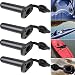 Multi Outools Plastic Flush Mount Fishing Boat Rod Holder with Cap Cover for Kayak Boat Canoe 7.9x1.8 inch Fishing Tackle Accessory 30 Degree Black 2pcs/4pcs (4PCS)