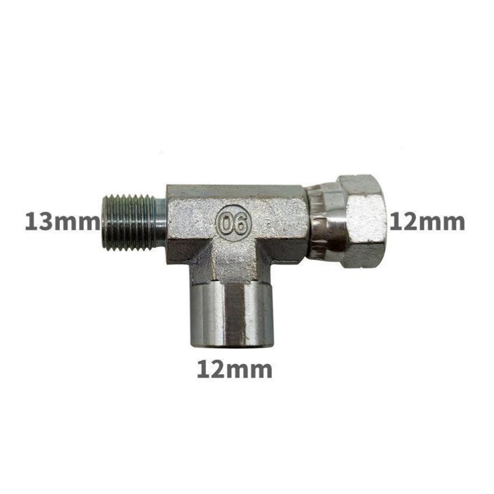 Pulverizador Sin Aire De Alta Presión, Medidor Junta En T, Accesorios Universales For Adecuados For Pintura Grao Wagner Titan,Resistente a la corrosión(Groen)