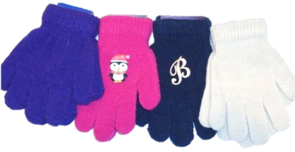 Set of Four Pairs of Magic Stress Gloves for Toddlers Ages 1-4 Years