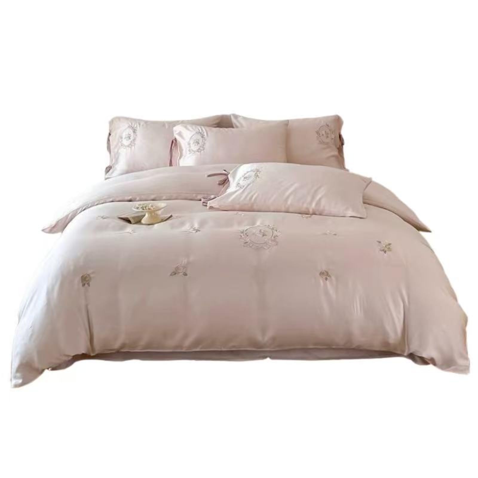 Linge de lit style style luxe léger pour une chambre parentale ou d'adolescent moderne