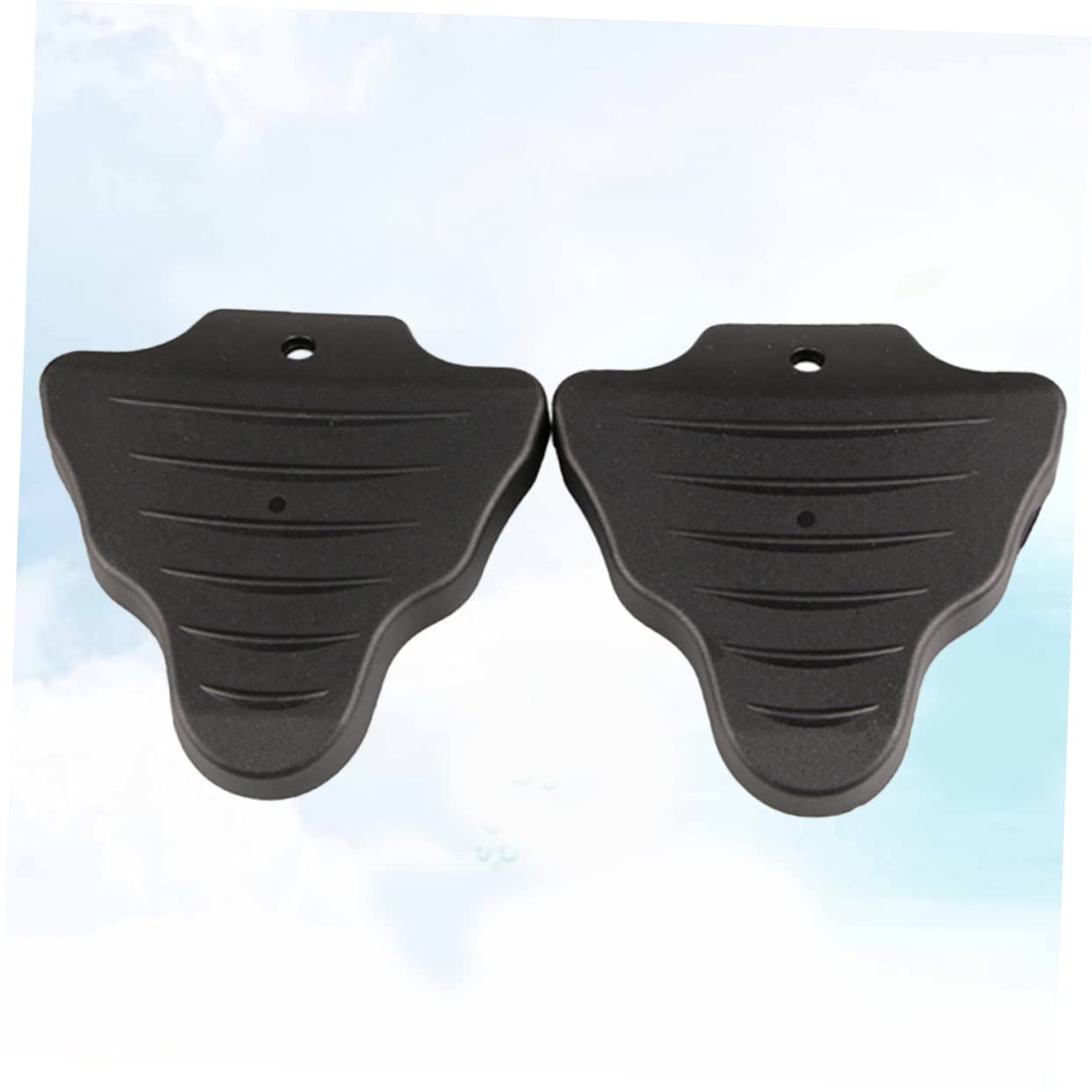 BESPORTBLE 3paia Copertura Protettiva Per Tacchetti Da Bici Design Antiscivolo Accessori Pratici Per Pedali Auto-bloccanti Compatibile Con Tacchetti Fissi e Flottanti Nero