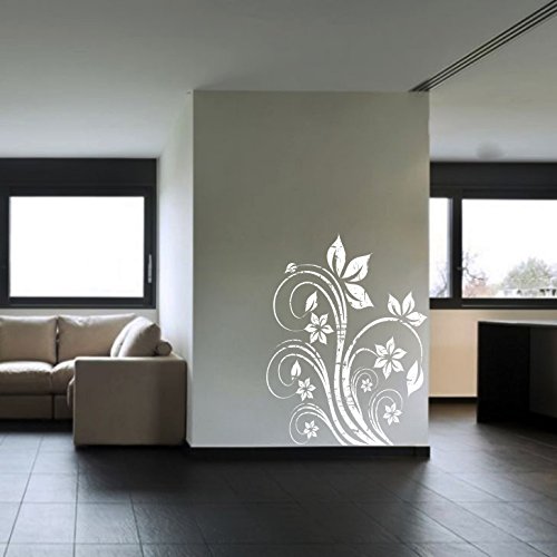 Buy Wall Sticker ' Home Decor' Decals Design Abstract Flowers Wall