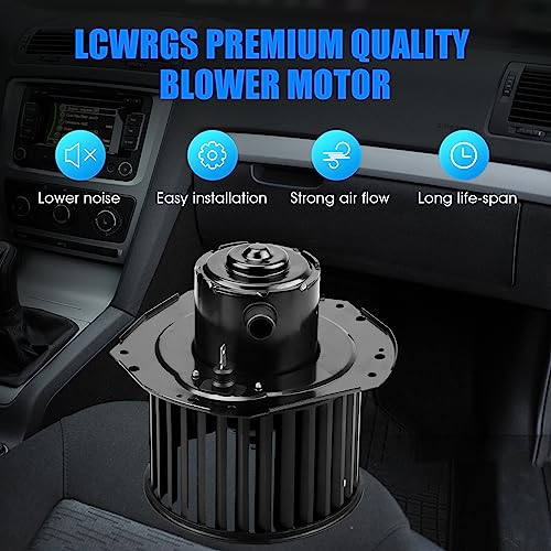 Image of AC Blower Motor with Fan Fits for 1992 1993 1994 1995 1996 Chevy Silverado Suburban 1500 2500 Tahoe GMC Sierra Yukon C1500 C2500 K1500 K2500 G20 HVAC Heater Blower Motor Replaces# 700103