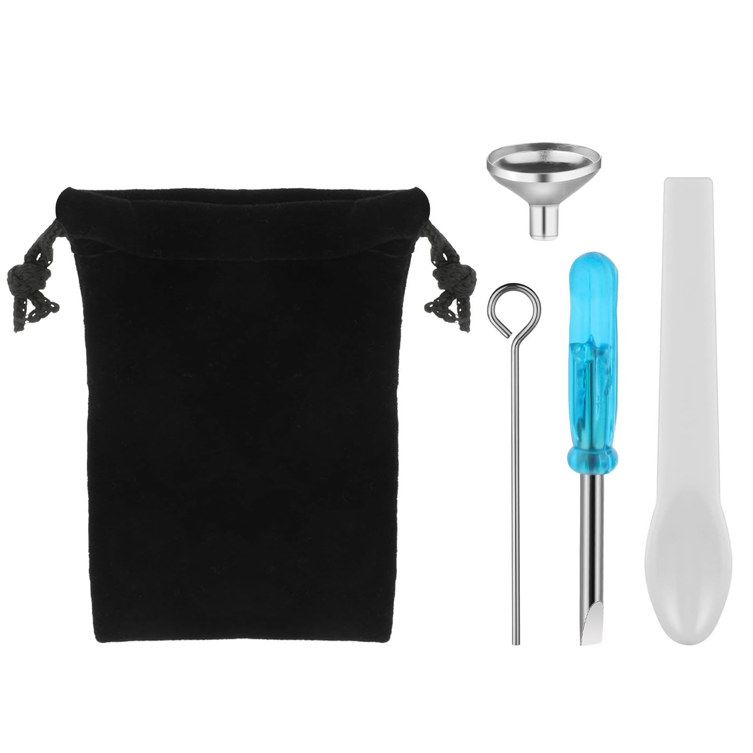 Product image of Small Bottles Funnel Filler Kit Tiny Cremation Ashes Filling Set Stainless Steel Mini Funnel Set for Small Bottles Screwdriver Tools for Necklace Keepsakes