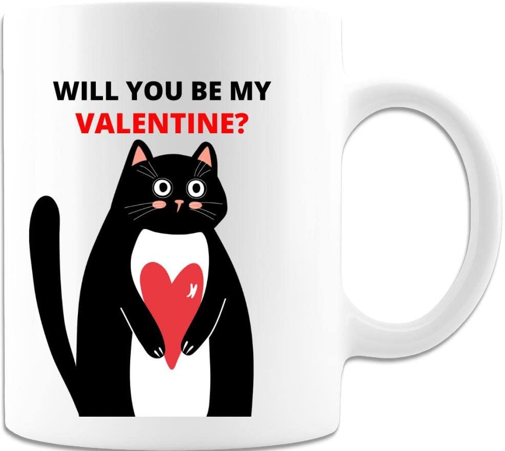 Will You Be My Valentine Cat