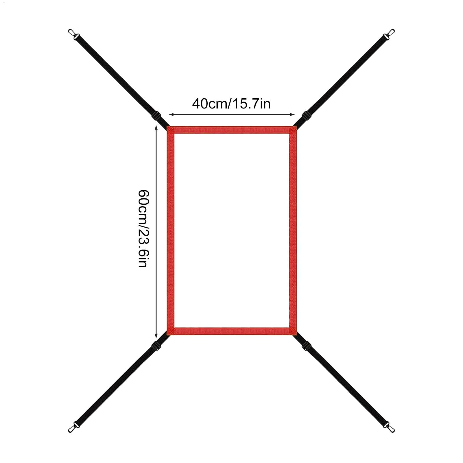 Zona di bersaglio di lancio - Target di Zone di attacco Net di pitching, bersaglio di lancio di softball da baseball | Pratica di baseball Net, cinturino per l'attaccamento per colpire le catture in b