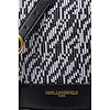 KARL LAGERFELD Paris Ciel Bucket Black Chevron One Size
