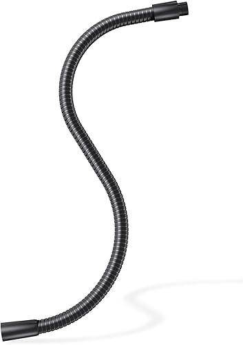 Miniatura 7 de Cuello de cisne de micrófono de 19 pulgadas (rosca 58-27)  Brazo de micrófono universal resistente para soporte de micrófono, ajuste de 360, alta