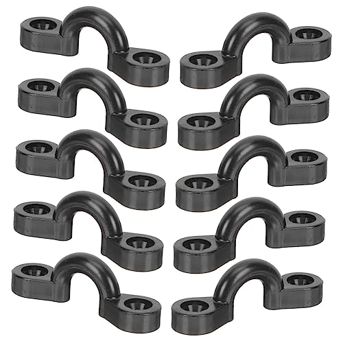 Kisangel 10 Pçs Kit De Amarração De Ganchos Acessórios De Pesca Presilhas De Trilha Kit De Âncora De