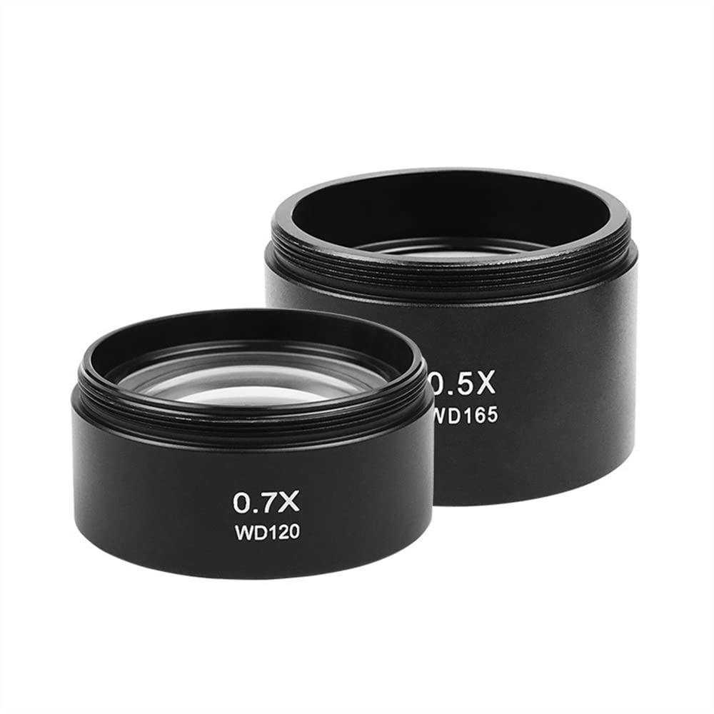 Ricambi per Microscopi da Laboratorio M-21 M-22 0.5X .7X Oggetti Ausiliari Lente del Microscopio Obiettivo Della Fotocamera for Trinoculare Stereo Zoom di Vetro Barlow