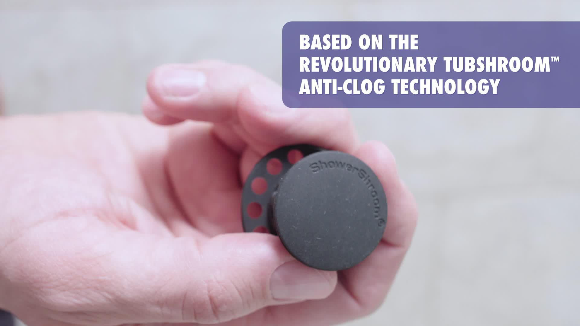 ShowerShroom Ultra Revolutionary Shower Hair Catcher Drain Protector, Stainless Steel