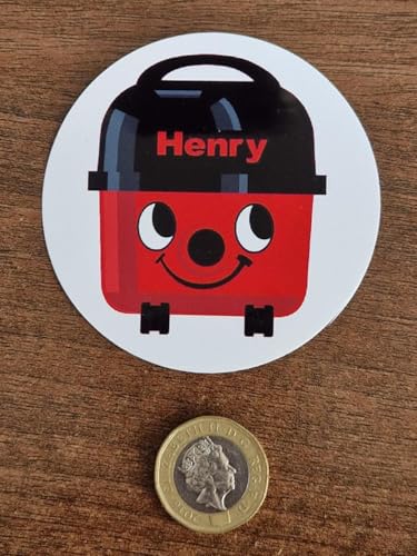 Henry Hoover Bumper Sticker Pack - 100 x 56mm Stickers