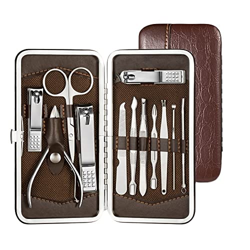 Ciseaux de pédicure manucure acier inoxydable set complet soin ongles pieds