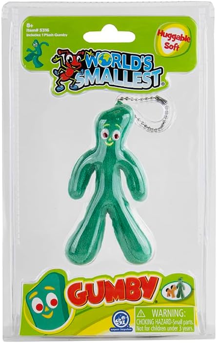 World's Smallest Gumby Plush - 4 Inches