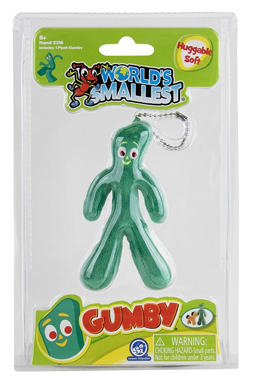Worlds Smallest Gumby Plush - 4 Inches