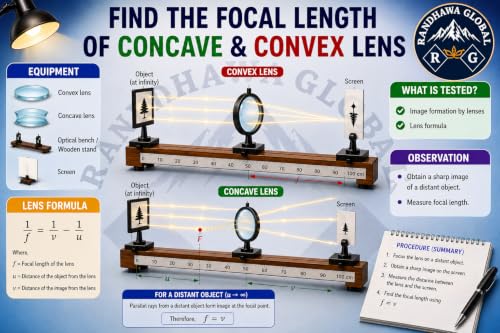 Image of Optical Set| Set of Convex Lens 50 mm, Concave Lens 50 mm, Convex Mirror 50 mm, Concave Mirror 50 mm, Prism 50 mm x 50mm x 50mm, Glass Slab 75 x 50 x 18mm, Mirror /Lens Stand