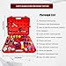 HZAUTOS 34PCS Radiator Pump Pressure Tester and Coolant Vacuum Refill Tool Kit for Automotive Cooling System Water Tank Leakage Detection and Pneumatic Purge Filling