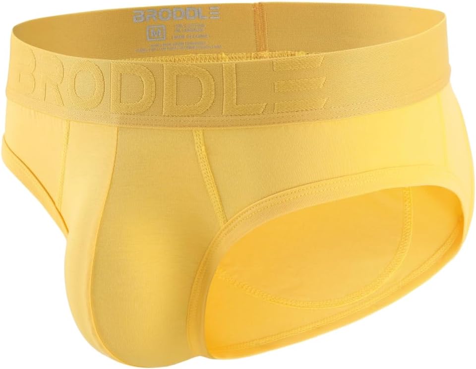 BRODDLE Mens Padded Briefs Removable Pad of Butt Lifter and Enlarge Package Pouch