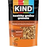 KIND Healthy Grains Clusters, Peanut Butter Whole Grain Granola, 10g Protein, Gluten Free, 312 Gram Bag