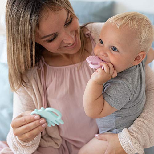 Image of Sisilia BPA Free Silicone Teething Toys | Octopus (Babyblue)