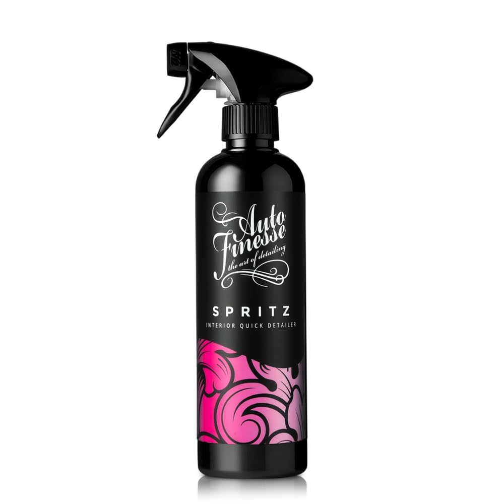 Auto Finesse Spritz Interior Detailer - 500ml | Anti-Static & UV Protection | Matte Finish Dashboard Cleaner | Vanilla Scent | UK Made