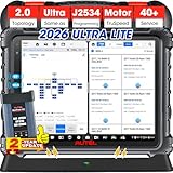 2026 Autel MaxiCOM Ultra Lite Intelligent Scanner, 2 Years Free Update, Up of MS919 Elite II Pro Same as MaxiSys Ultra, Motor TruSpeed, Topology 2.0, 40+ Service, 3000+ Active Test, FCA SGW