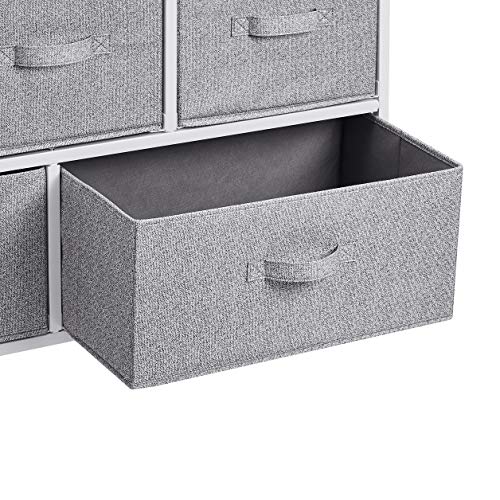 Amazon Basics Extra Wide Fabric 5-Drawer Storage Organizer Unit for Bedroom Closet, White by Amazon Basics - Image 2