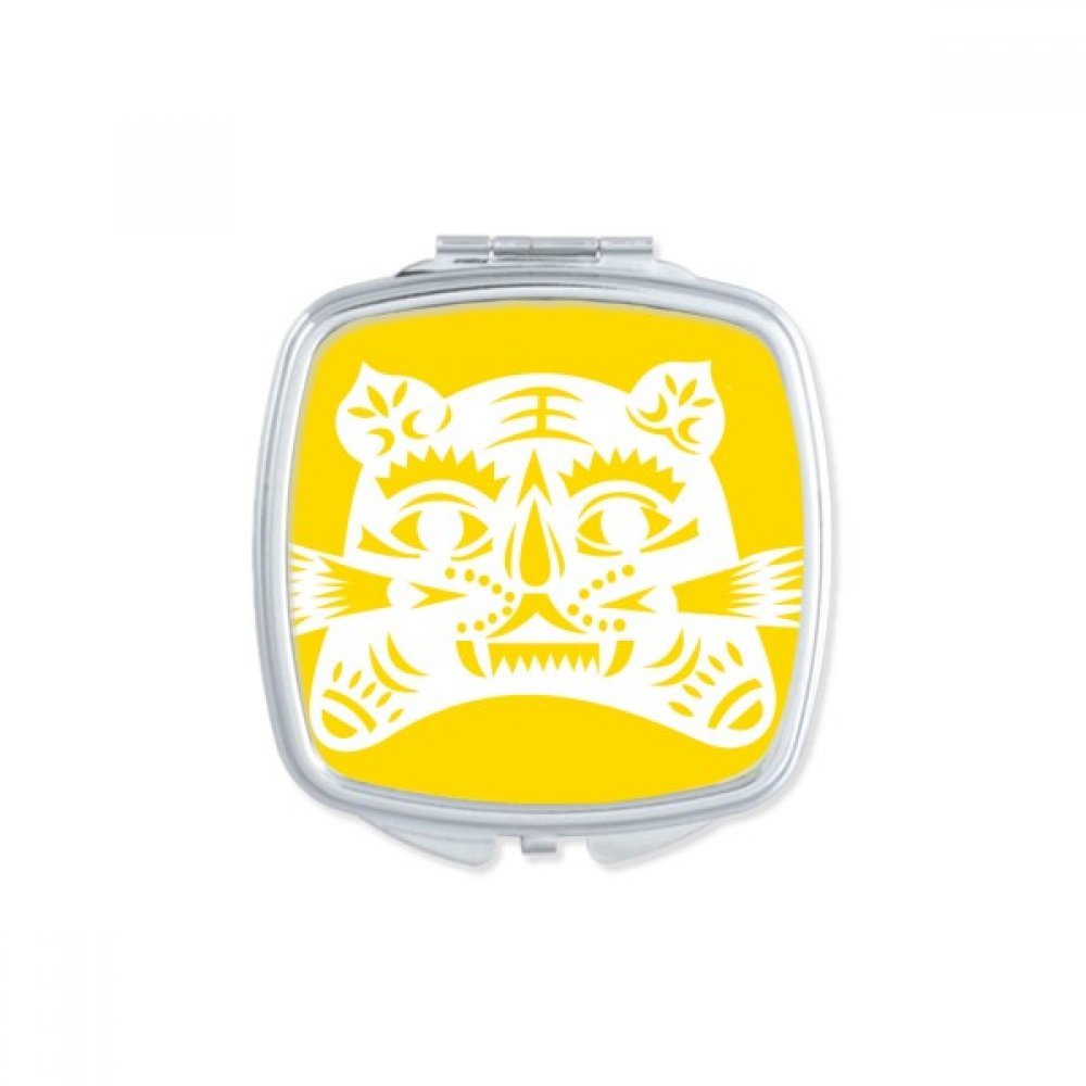 Miroir de maquillage compact Tigre Zodiaque, le cadeau mignon et portable parfait pour elle