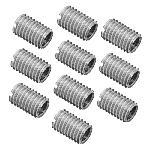 Alipis 10piezas Tuerca Reductora De Acero Inoxidable Adaptador y Externa Longitud Para Fijación y Refuerzo Proyectos De Bricolaje