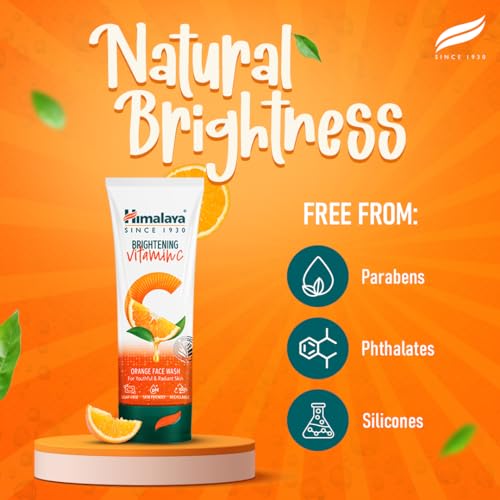 Himalaya Brightening Vitamin C Orange Face Wash 100ml - Image 7